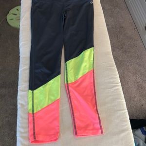 NEON LEGGINGS BY XERSION! NEVER USED!!